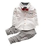 SOFIRE Baby Boys Infant Toddler Pants Clothing Sets Button Down T Shirt