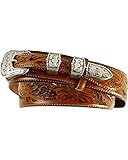 Tony Lama Men's Tooled Leather Ranger Belt - C40585