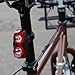PDW Danger Zone Rear Tail Light - Bike Bicycle Safety Night Riding 30 Hrs