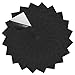 Caydo 20 Pieces Black Craft Adhesive Back Felt Sheets Fabric Sticky Back Sheets, 8.3 by 11.8