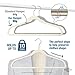 Closet Complete Premium True Heavyweight Velvet Hangers, 50, Black