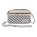 Damara Womens Detachable Strap Grid Expandable Clutch Purse