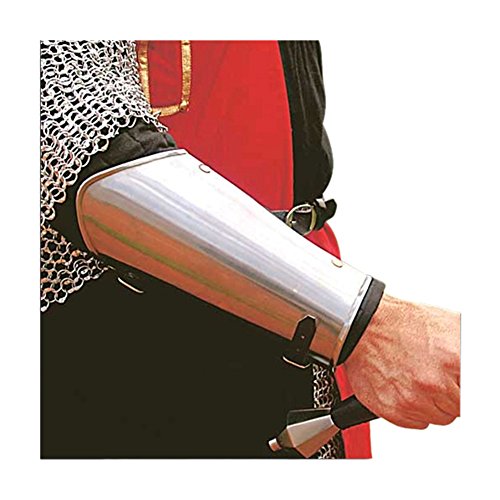 Armor Venue - Medieval Steel Vambraces Arm Armor Metallic One Size