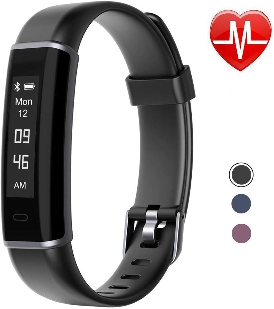 Fitness Tracker Band Activity Tracker Smart Watch with Heart Rate/Sleep Monitor SNS Notification Pedometer Bluetooth Waterproof Sports Smart Wristband with Calorie Counter for Men and Women