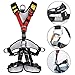 YaeCCC Climbing Harness for Fire Rescue High Altitude School Assignment Caving Rock Climbing Rappelling Equipment Body Guard Protect (Full Body)
