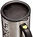 OliaDesign Forum Novelties Self Stiring Mug, Silver, Black