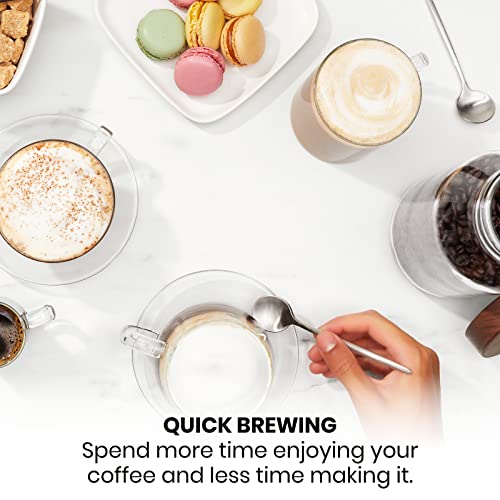 Chefman 6in1 Espresso Machine with Steamer, Automatic