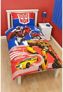 Juego de cama (Single Panel) - Transformers, Motivo: Prime + Bumble Bee
