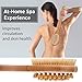 FIXBODY Bath Shower Body Brush, Loofah Back Scrubber and Face Sponge Pad, Boar Bristles and Bamboo Handle, Use Wet or Dry Skin (3PCS)