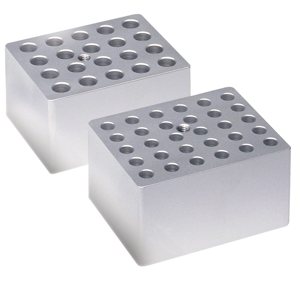 Cole-Parmer Dri-Block® Aluminum Insert, 20 x 12 mm Dia, Conical Bottom