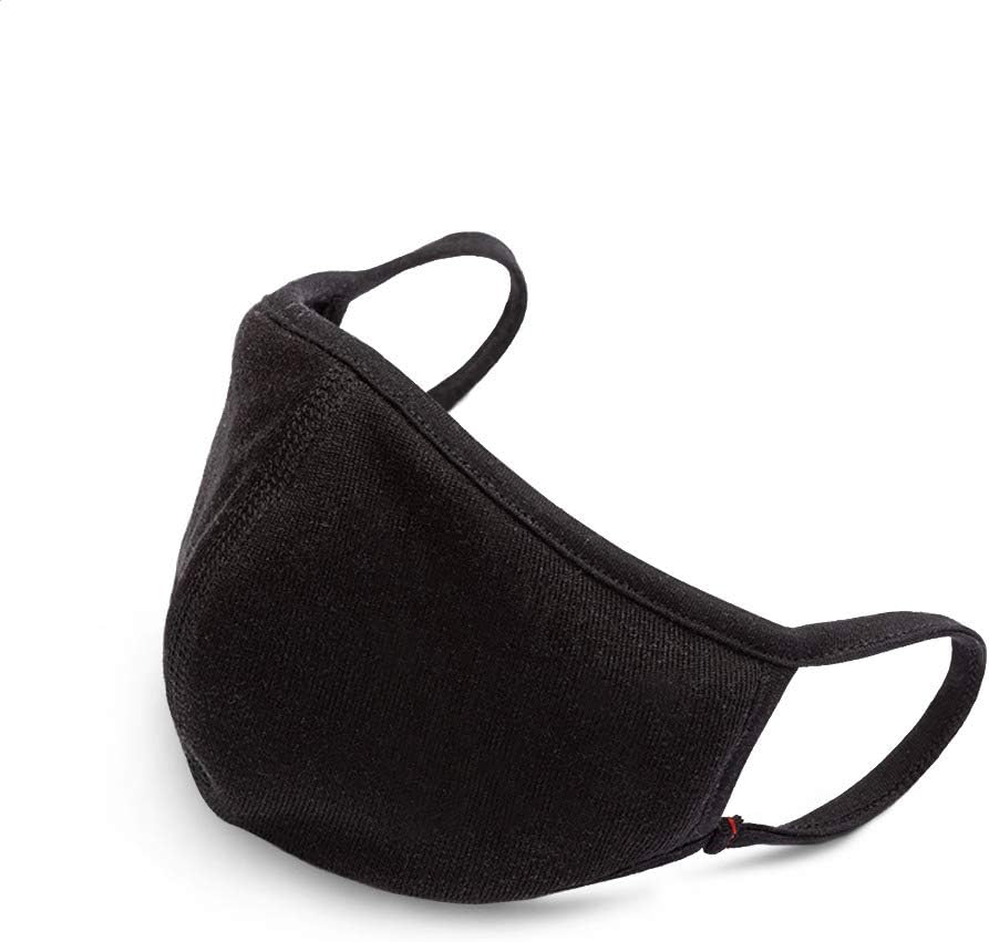 Face Mask PPE Non Medical Black (3-Pack)