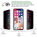 Vicious Teknology iPhone Xs Max Screen Protector, 6.5 Inches - 3 Pack, with One Anti-Spy Privacy and Two High Clarified Tempered Glass