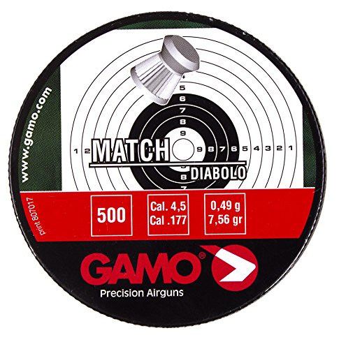 Gamo Pellets Match (Flat Nose) .177 Cal. Tins of 500 - //coolthings.us