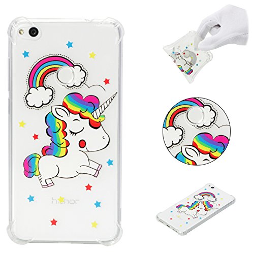 Ooboom Huawei P10 Lite Case Transparent Clear TPU Silicone Soft Gel Back  Cover Shock Absorption Drop Protection Bumper Ultra Thin for Huawei P10  Lite