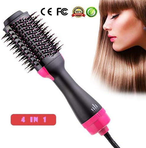 One Step Hair Dryer and Volumizer,4 in 1 Hair Dryer Brush Ionic Hot Air Brush Hair Straighteners and Curlers in One Hair Dryer 1000W Brush Hair Dryers Professional Blow Dryer
