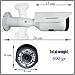Ventech HD 1200TVL ((72 IR LED)) Awesome Quality Video CCTV cmos 2mp 1080p Sensor Bullet Camera Home Security Day/Night Infrared 72IR Night Vision Indoor Varifocal 2.8mm-12mm