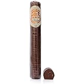 Venchi - Orange Chocolate Cigar, 3.52oz - Milk Chocolate with Almonds and Candied Orange Peels - Chocolate Gifts - Gluten Free