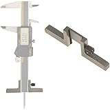 iGaging 100-D68 Caliper Depth Base T-Bar Attachment for Dial/Digital/Vernier Calipers, 4", 6", 8", 12"