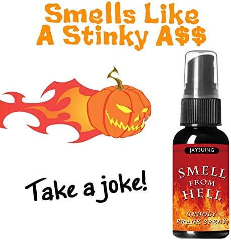Likense Novelty Stinky Prank Fart Liquid Animal Rancid Smell Toxic Stink Bomb Prank Joke Spray Nasty Smelling Spray Funny Toy Halloween April Fools Day Props Gags Practical Jokes 30ml / 1oz