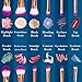 Makeup Brushes Set 12Pcs Professional Colorful Unicorn Foundation Kabuki Blending Blush Concealer Eye Face Liquid Powder Eyeliner Eye-shadow Cosmetics Lip Brush Tool Brushes Kit