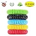 OTBBA 20 Pack Mosquito Repellent Bracelet - 100% Natural Plant-Based Oil, Deet-Free & Non-Toxic Insect Mosquito Repellent Wristbands for Kids, Adults & Pets, Waterproof Travel Bands Last 350Hrs