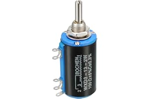 uxcell 100 Ohm Adjustable Resistors Wire Wound Multi Turn Precision Potentiometer Pots 1pcs