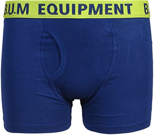 B.U.M. Equipment Boys 10 Pack Solid Boxer Briefs Underwear, Fashion, X-Small/4-5'