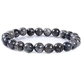 Justinstones 8mm Round Beads Stretch Bracelet 7 Inch Unisex