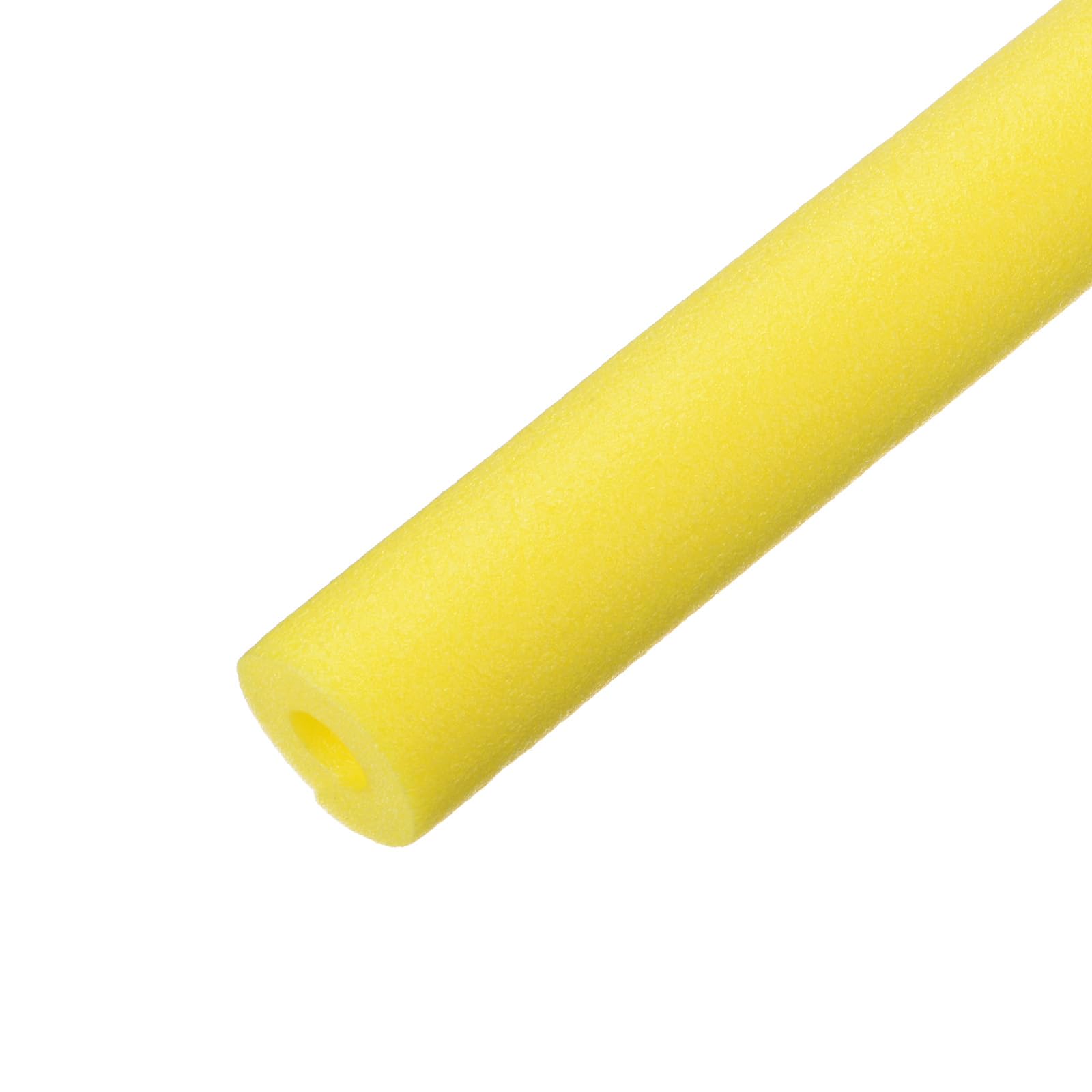 M METERXITY Pipe Insulation Foam Tube, 25mm(2/32") ID 60mm OD 25" L Foam Pipe Protection Wrap, Multi-Purpose Soft Foam Tubing for Ice Bumper Water Pipe/Handle Water Pipe [Yellow]