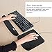 Nex Mouse Pad with Keyboard Wrist Rest Pad Kit Comfortably Made of Memory Foam (Black)