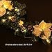 YUNLIGHTS Pre Lit Christmas Garland with Lights, 16.4Ft 120 Clear Lights DIY Lighted Garland with Rich Ornaments 8 Lighting Modes for Christmas Holiday Wedding Party Garden Home Decorations