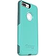 OTTERBOX Commuter Series Case for iPhone 8 Plus & iPhone 7 Plus (ONLY) - Retail Packaging - Aqua Mint Way (Aqua Mint/Mountain Range Green)