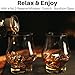 Taylor'd Milestones Reserve Whiskey Glass - Set of 2 10.5 oz Scotch Glasses. Premium Bourbon Rocks Glass Shaped for Improving Tasting and Aroma of Spirits. Crystal Clear Glassware