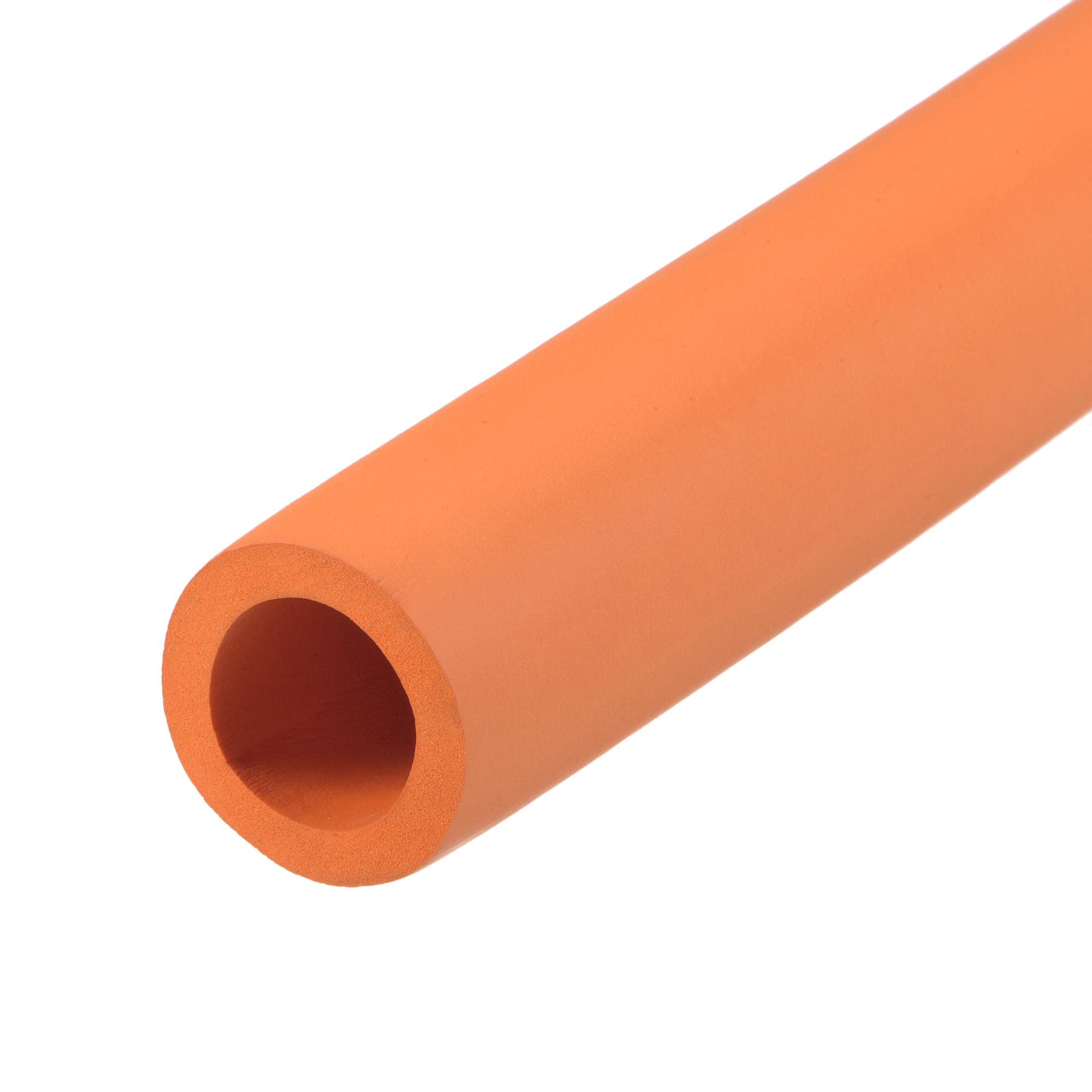 sourcing map Foam Tubing for Handle Grip Support, 22mm ID 32mm OD 1m Length Orange