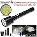 Leegor Flashlight, 30000 Lumens 12x CREE XML T6 5 Mode 18650 Super Bright LED Flashlight 5-Mode Adjustable Brightness,Batteries Not Included - for Hiking, Camping, Emergency Cycling