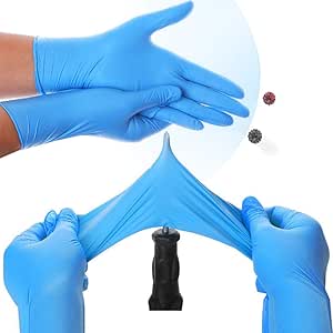 Amazon.com: HOMBYS Nitrile Gloves,Box of 100,Powder Free ...