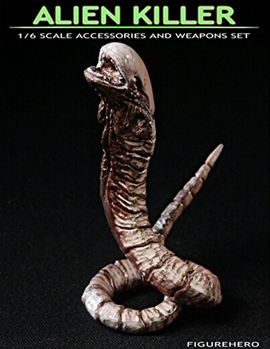 NuoYa001 NEW 1/6 Hot Toys ACCESSORIES Predator Hero Alien Larva Can bent Toys for 12