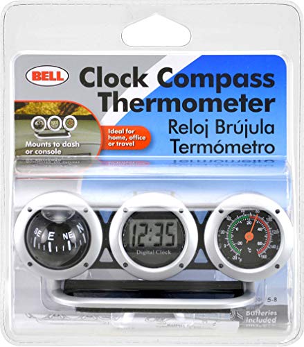 Bell Automotive 22-1-29015-8 Combo Clock, Compass and Thermometer - Thumbnail 2