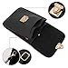 WOZEAH Crossbody Purse And Handbags Mini Cellphone Pouch Wallet Bag (black)