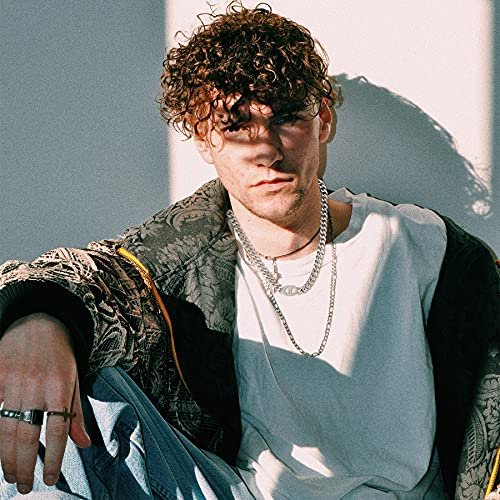 Pinsparkle 8mm Cuban Link Chain For Men Women,Silver Chain For Men Women,Silver Plated 316L Stainless Steel Chain Necklaces,Special Double D Design