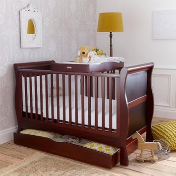 Izziwotnot Bailey 3 Piece Cot Bed Furniture Set Mahogany Amazon