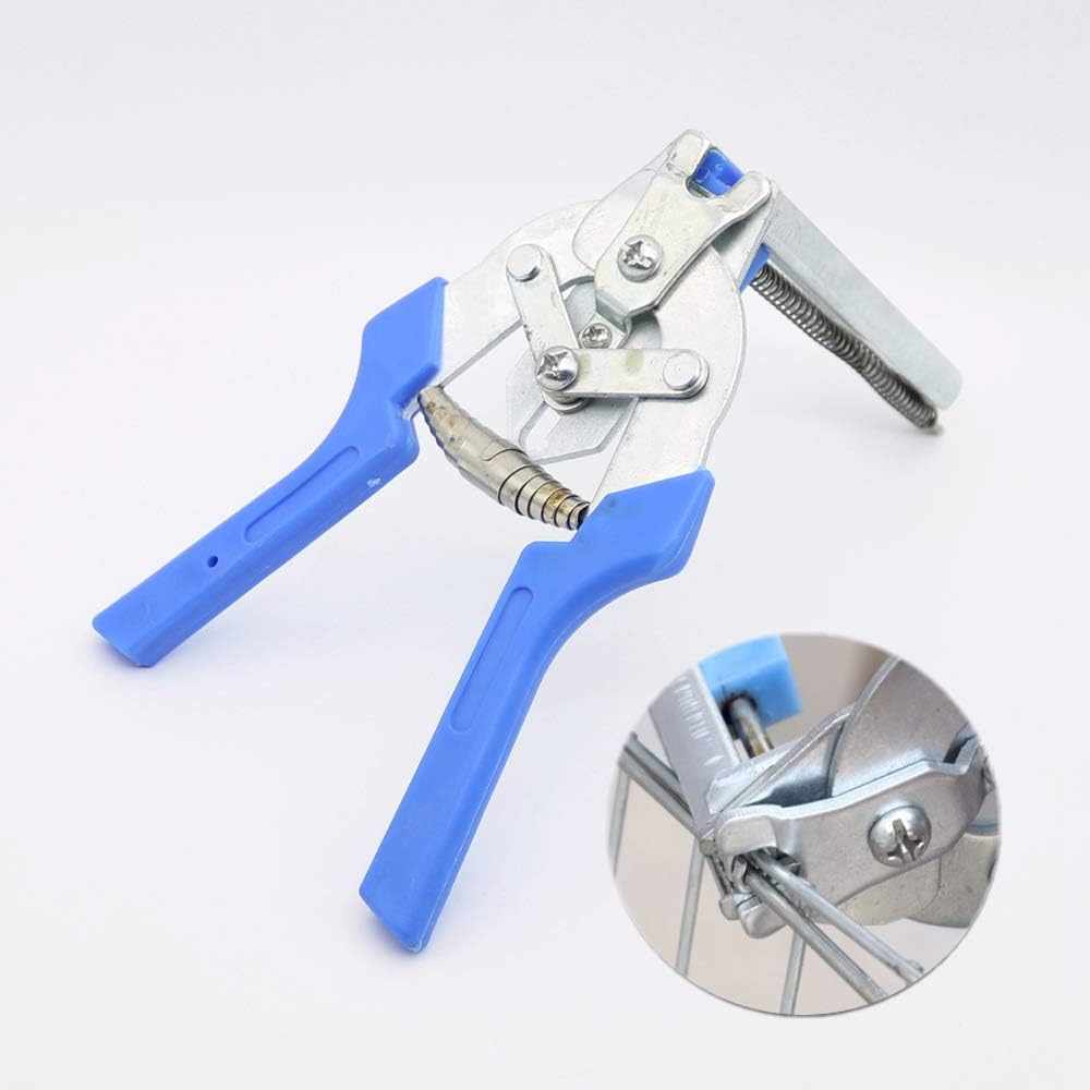 1Pc Hog Ring Plier with 600 Pcs MClip Staples Mesh Cage Wire Fencing