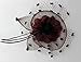 Coolwife Womens Fascinator Veil Flower Cocktail Tea Party Headwear (Coffee)