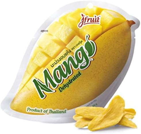 2 Packs x Freeze Dried Tropical Fruit Mango with Lovely package, Good for gifts, kids, no sweetener, no sugar added, gleten free, halal food, 100% premium selected
