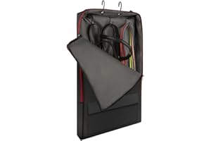 Y.J TAILS Horse Tack Carry Bag, Horse Harness Bag for Halters, Bridle, Equestrian Reins, Bits and Headstalls, Miniature Horse Harness with 3 Prong Tack Rack (Black)