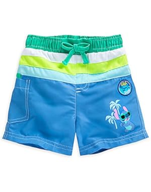 Stitch UV Protection Swim Trunks for Baby Boy