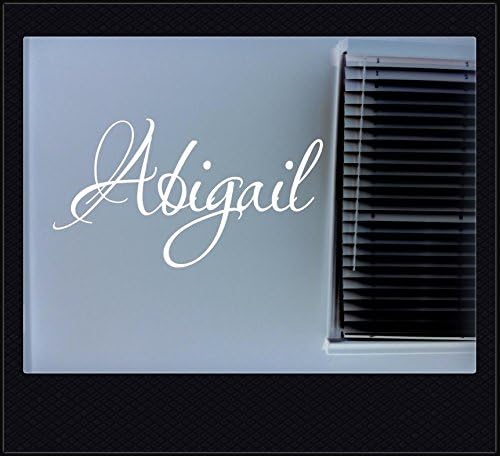 Abigail Girls Room Name Nursery Baby Kids Vinyl Wall Quote Sticker