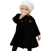 XFGLCK Toddler Baby Girls Coats Cloak Button Jacket Outerwear Fall Winter Clothes