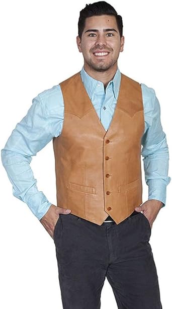Scully leather vest Clearance