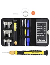 E.Durable Pro Bit Driver Kit, Precision Electronics Multi-Tool Scredriver Set, Safe Opening Tool, with ESD Tweezers, Portable Double end Metal Spudger, Plastic Pry Bar, etc.